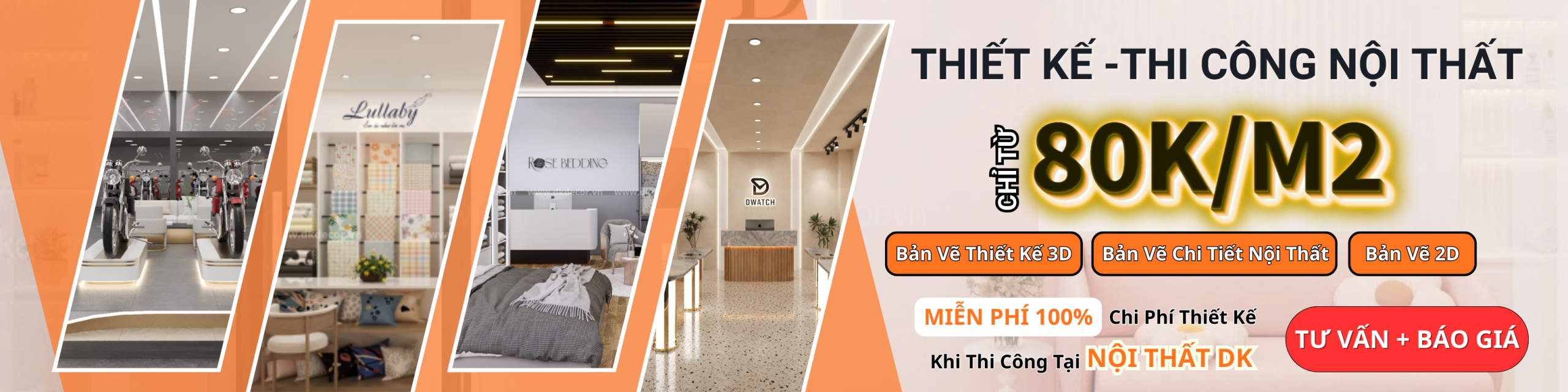 thiết kế thi công shop showroom nộ thất dk 