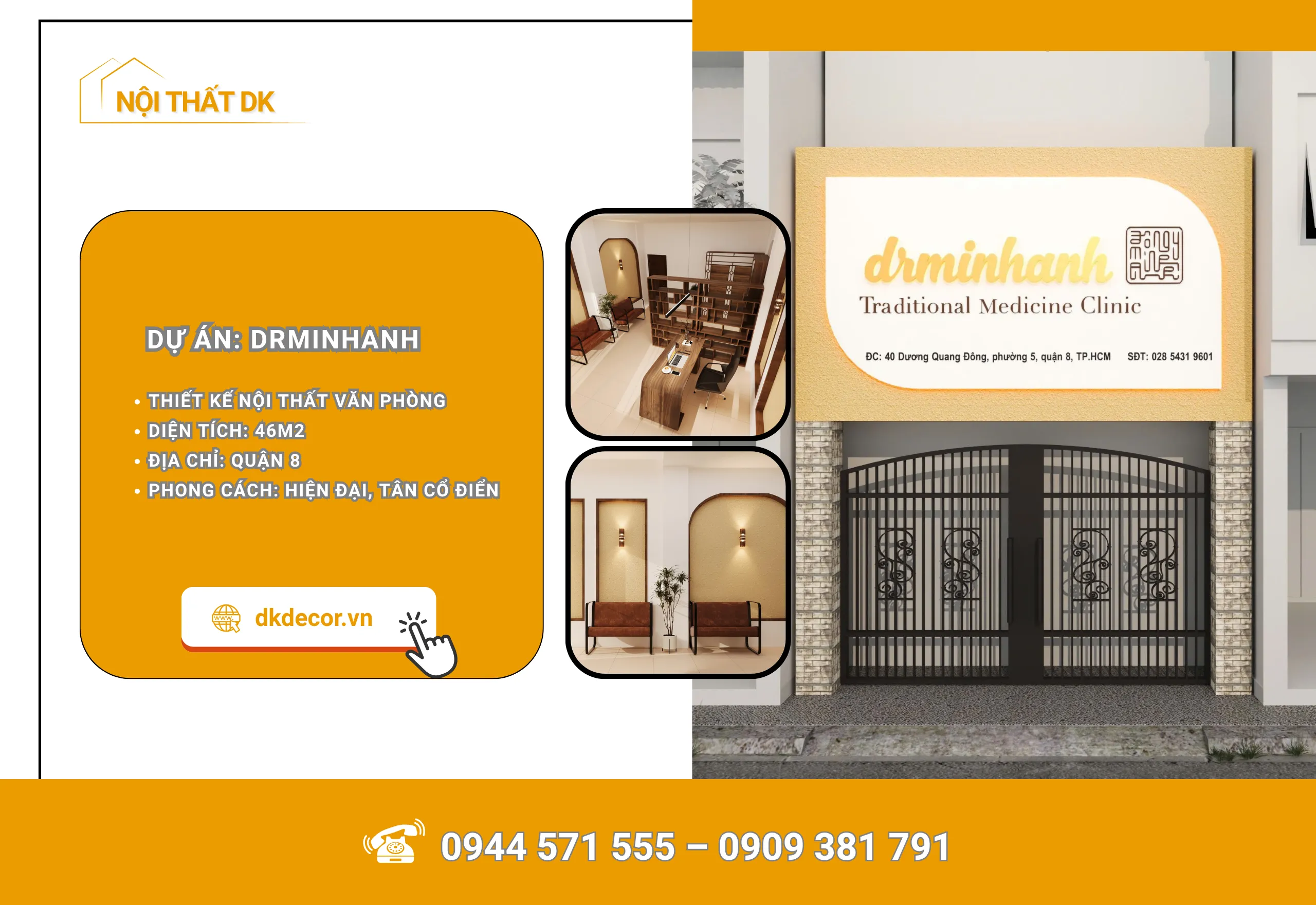 Thiết Kế Nội Thất Văn Phòng Quận 8 