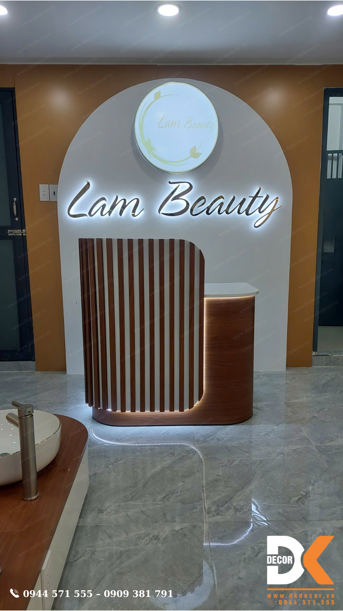 Thi công Tiệm Spa Lam Beauty Quận Phú Nhuận