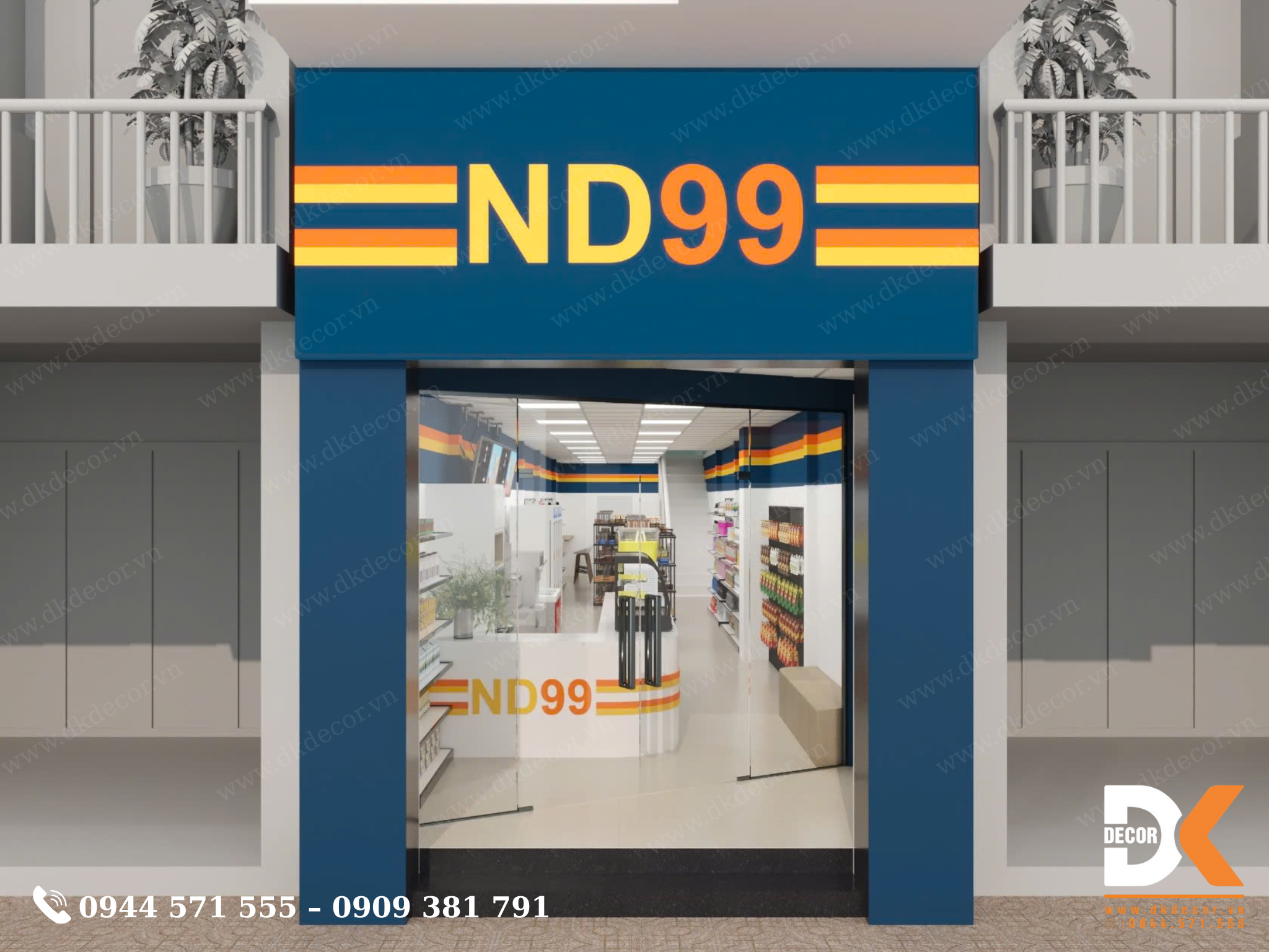 Thiết Kế Cửa Hàng Tiện Lợi N25 Tại Tiền Giang