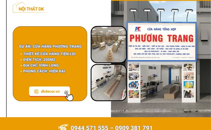 Thiết Kế Tiệm Photo Phương Trang Tại Vĩnh Long