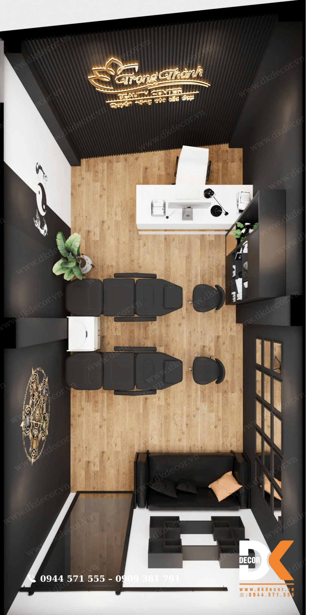 Thiết Kế Phòng Tư Vấn Phun Xăm Trọng Thành - Bình Thạnh