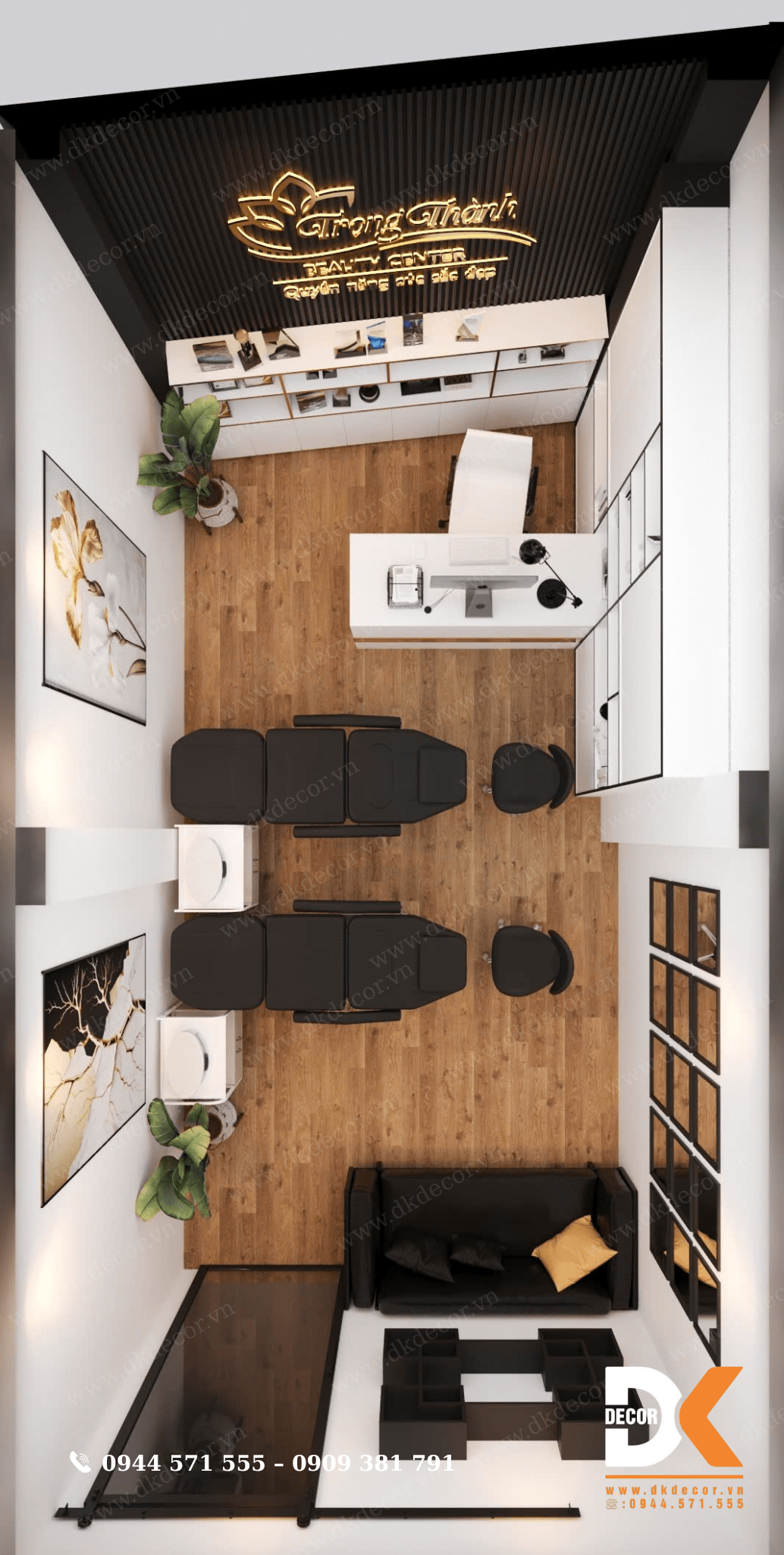 Thiết Kế Phòng Tư Vấn Phun Xăm Trọng Thành - Bình Thạnh