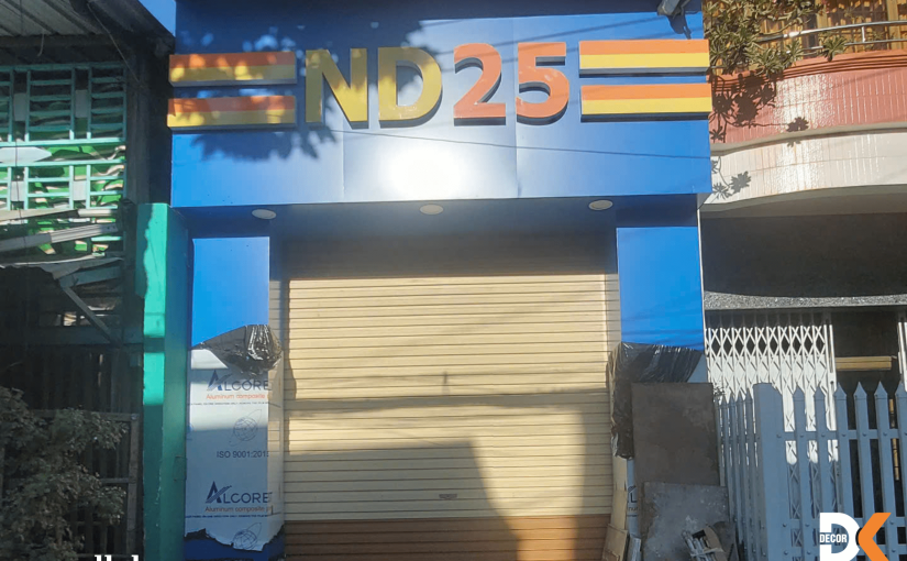 Thi Công Cửa Hàng Tiện Lợi N25 Tại Tiền Giang