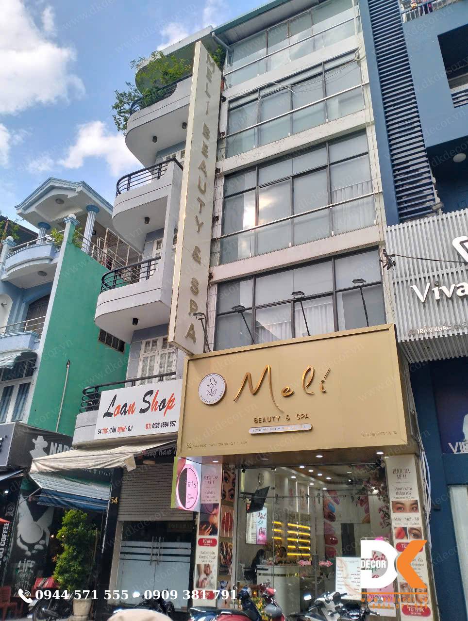 Thi Công Tiệm Nail Spa Meli Beauty Thi Công Tiệm Nail Spa Meli Beauty