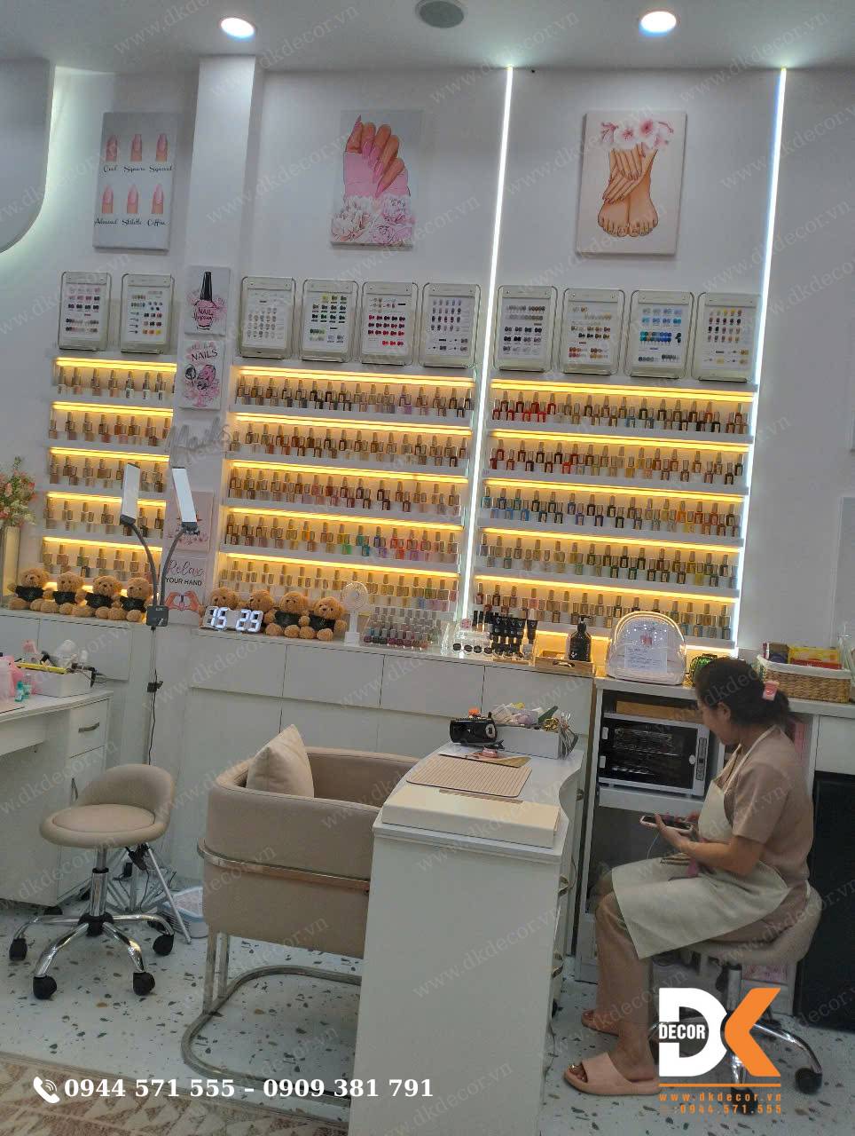 Thi Công Tiệm Nail Spa Meli Beauty Thi Công Tiệm Nail Spa Meli Beauty