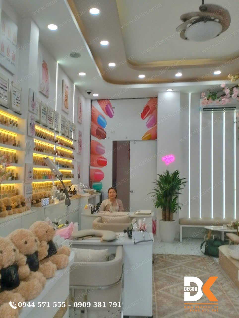 Thi Công Tiệm Nail Spa Meli Beauty Thi Công Tiệm Nail Spa Meli Beauty