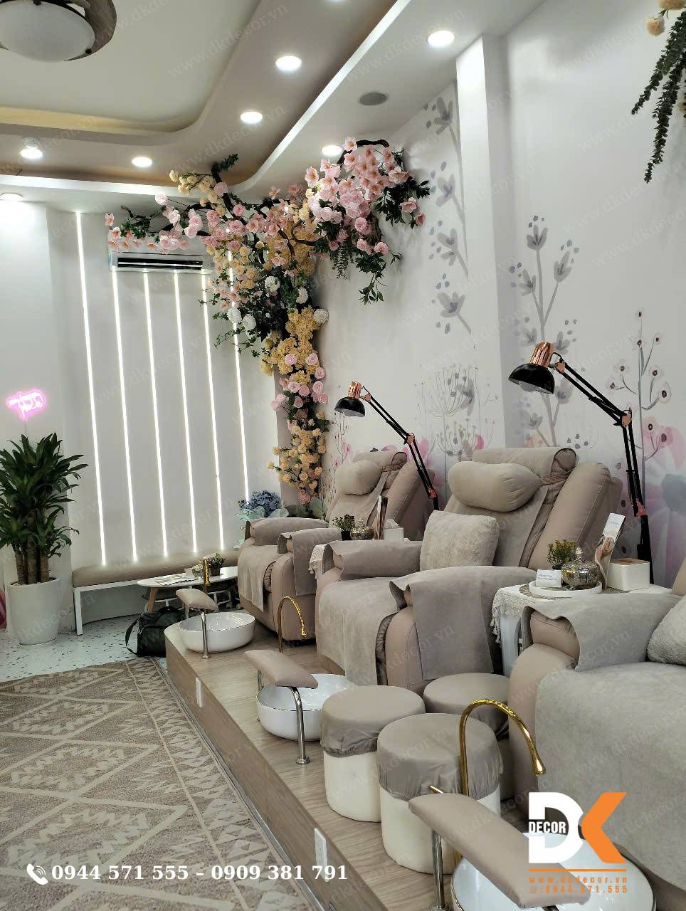 Thi Công Tiệm Nail Spa Meli Beauty Thi Công Tiệm Nail Spa Meli Beauty