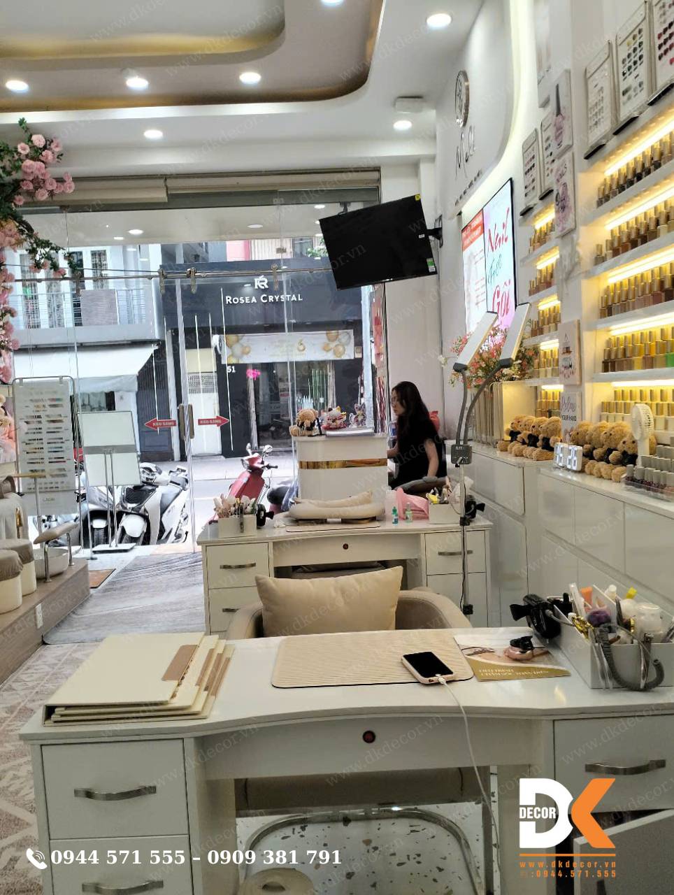 Thi Công Tiệm Nail Spa Meli Beauty Thi Công Tiệm Nail Spa Meli Beauty