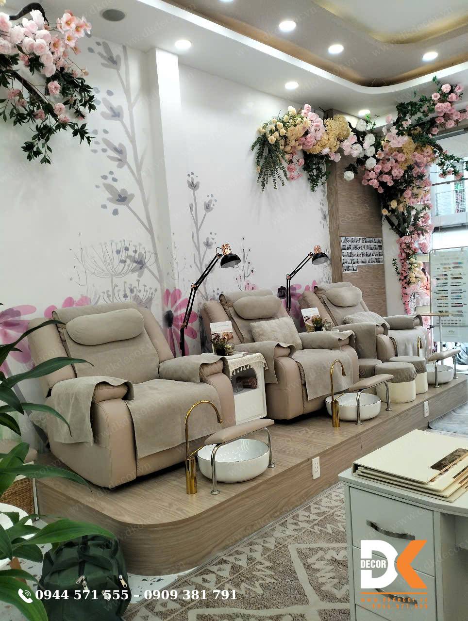 Thi Công Tiệm Nail Spa Meli Beauty Thi Công Tiệm Nail Spa Meli Beauty