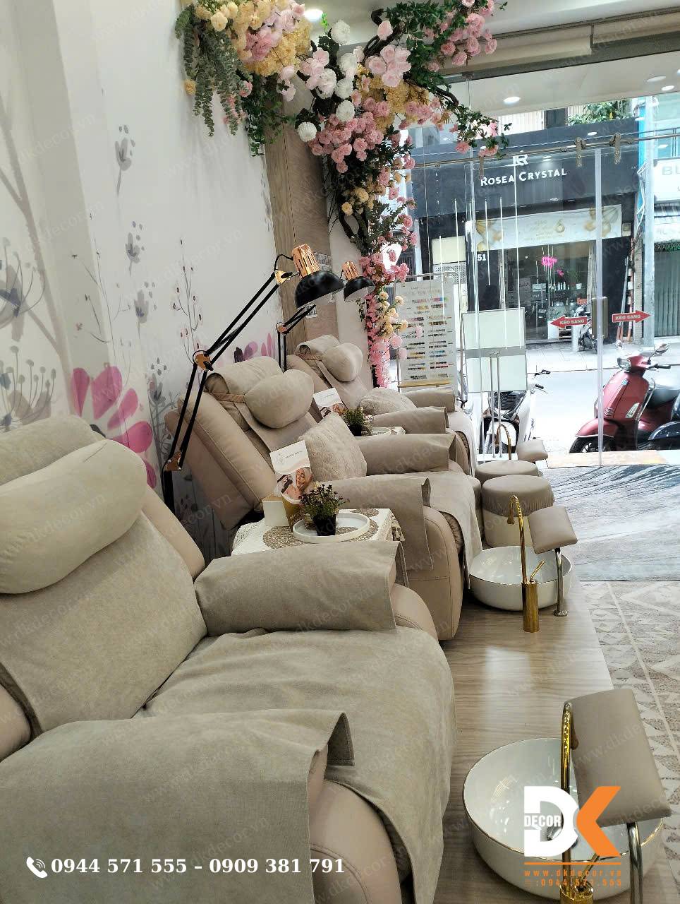 Thi Công Tiệm Nail Spa Meli Beauty Thi Công Tiệm Nail Spa Meli Beauty