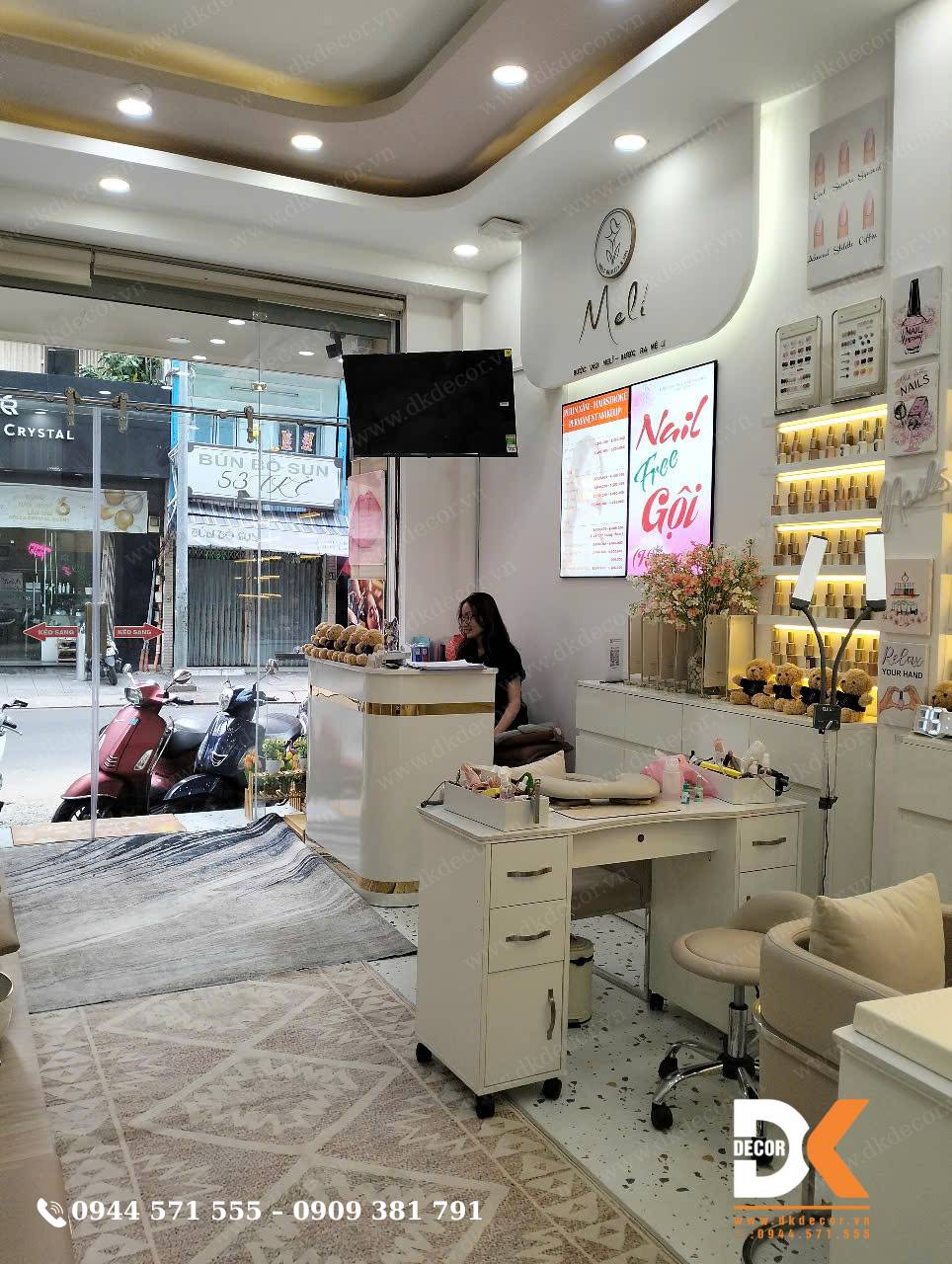 Thi Công Tiệm Nail Spa Meli Beauty Thi Công Tiệm Nail Spa Meli Beauty