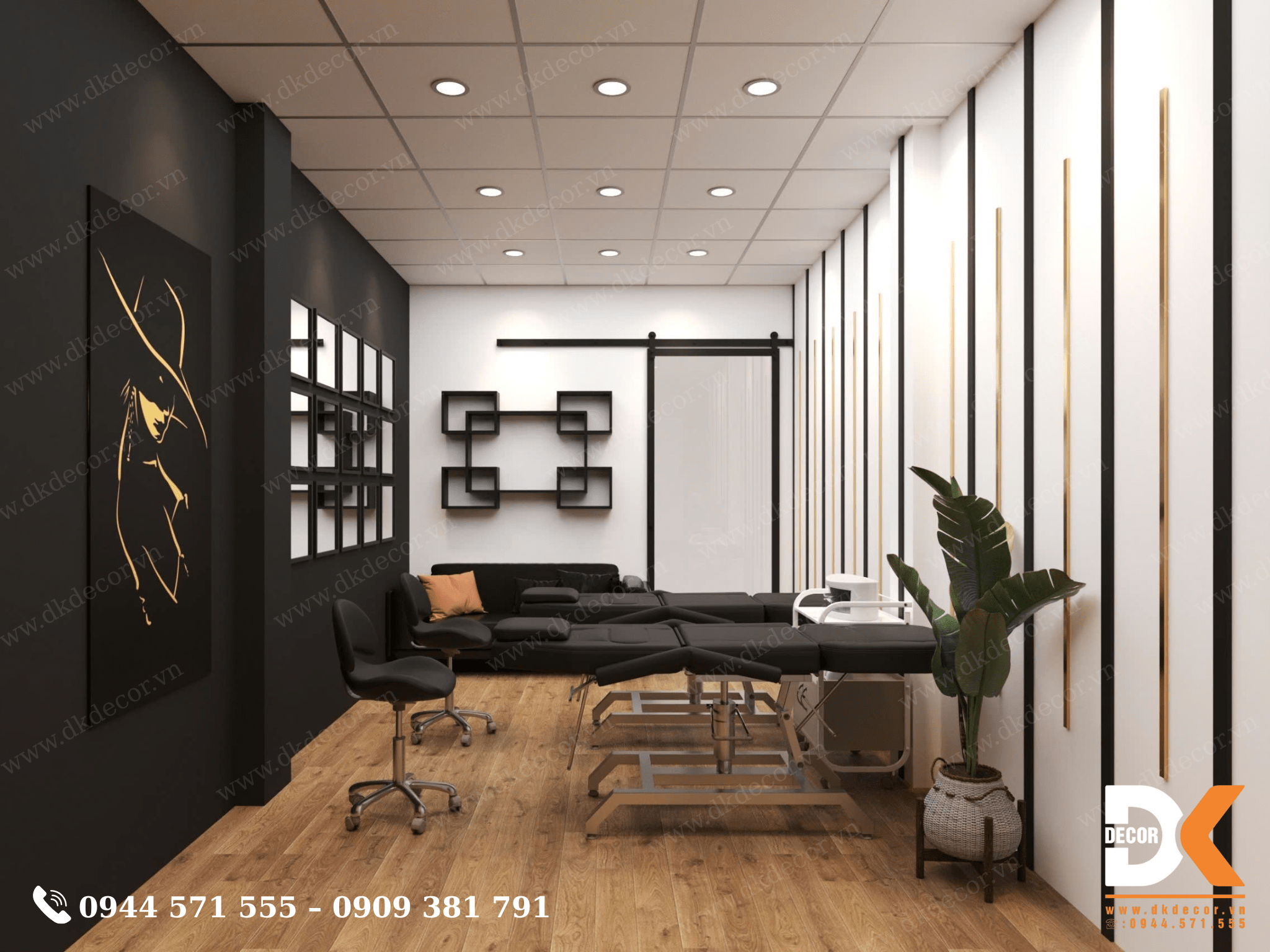 Thiết Kế Phòng Tư Vấn Phun Xăm Trọng Thành - Bình Thạnh