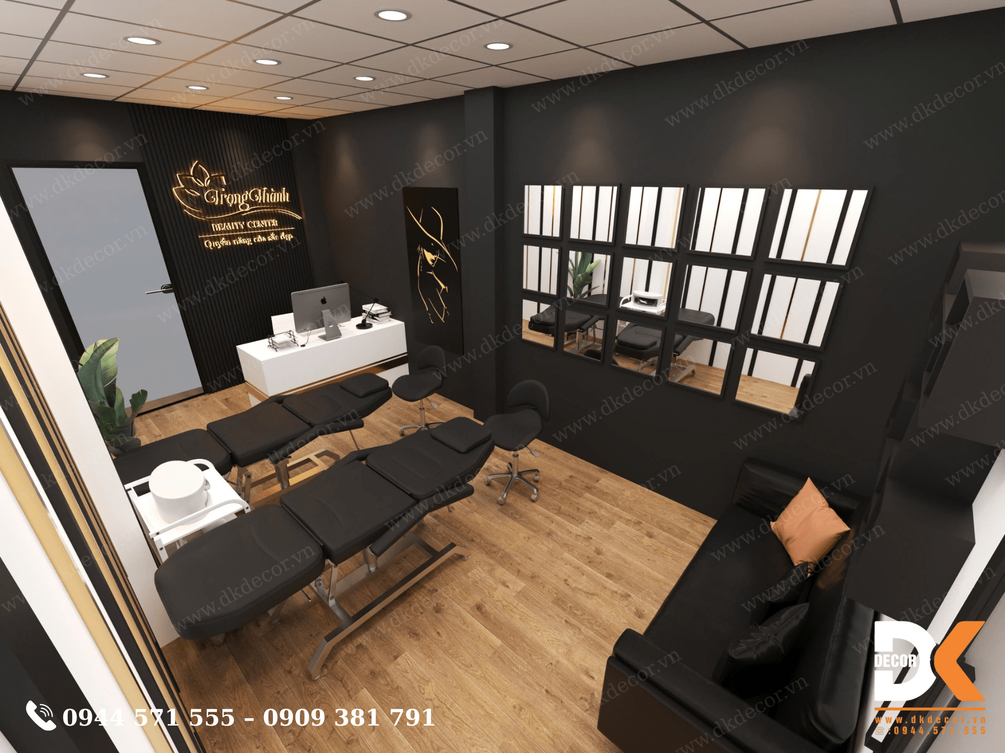 Thiết Kế Phòng Tư Vấn Phun Xăm Trọng Thành - Bình Thạnh