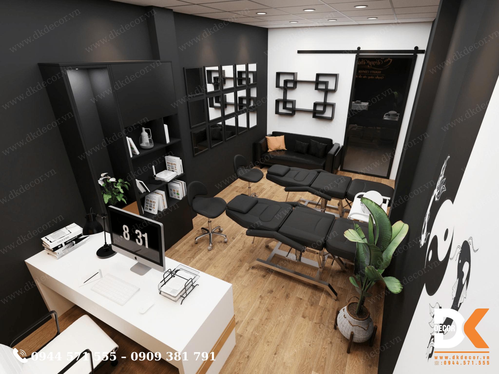 Thiết Kế Phòng Tư Vấn Phun Xăm Trọng Thành - Bình Thạnh