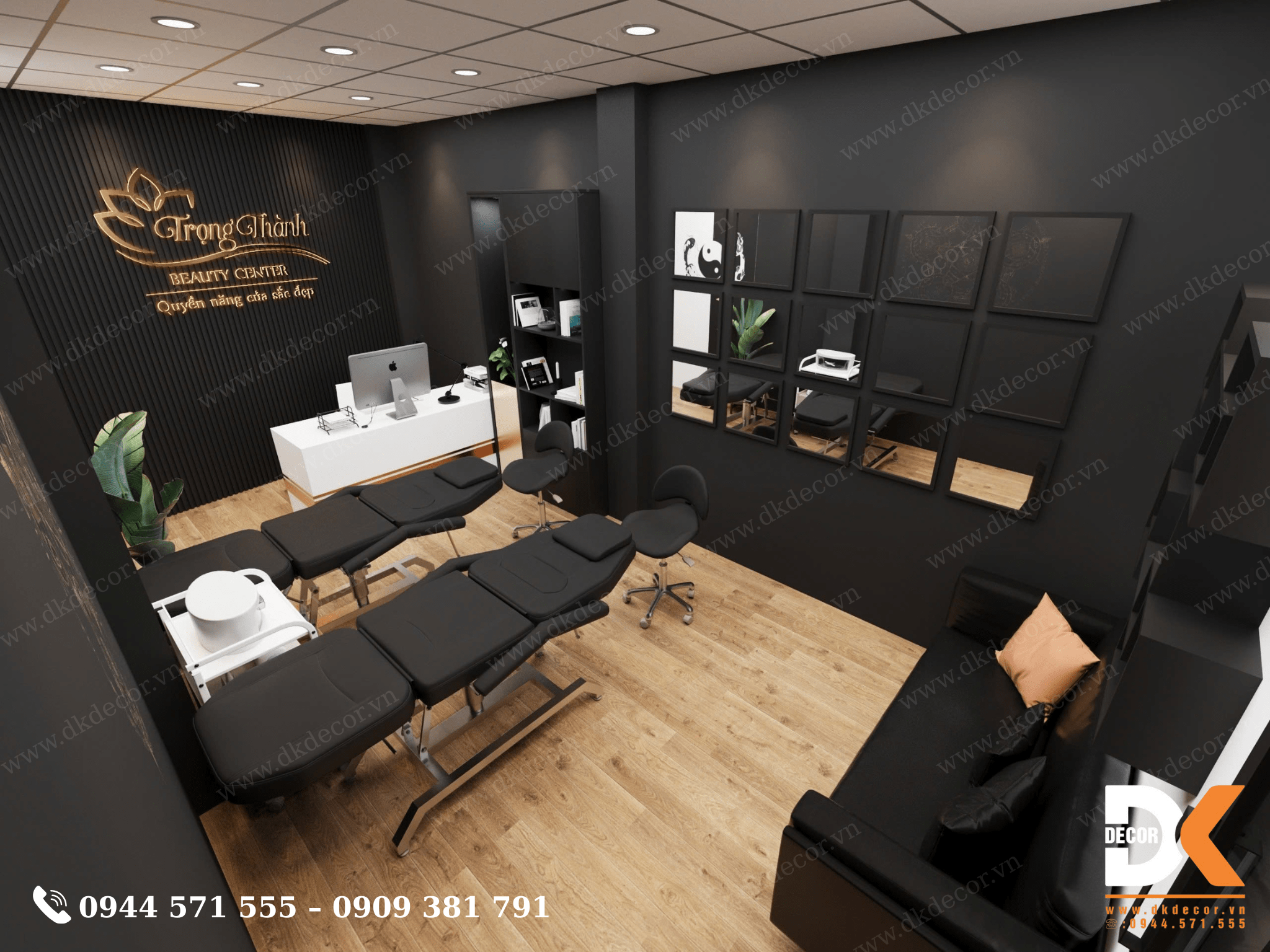 Thiết Kế Phòng Tư Vấn Phun Xăm Trọng Thành - Bình Thạnh