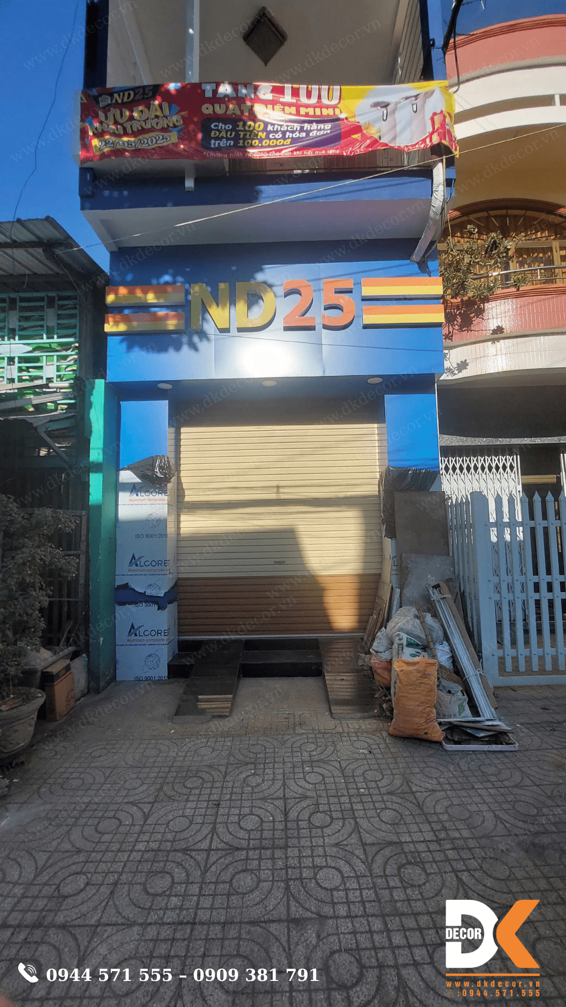 Thi Công Cửa Hàng Tiện Lợi N25 Tại Tiền Giang