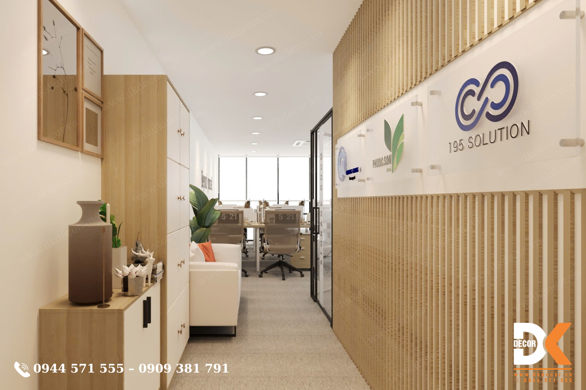 thiết kế nội thất văn phòng tại tân bình 