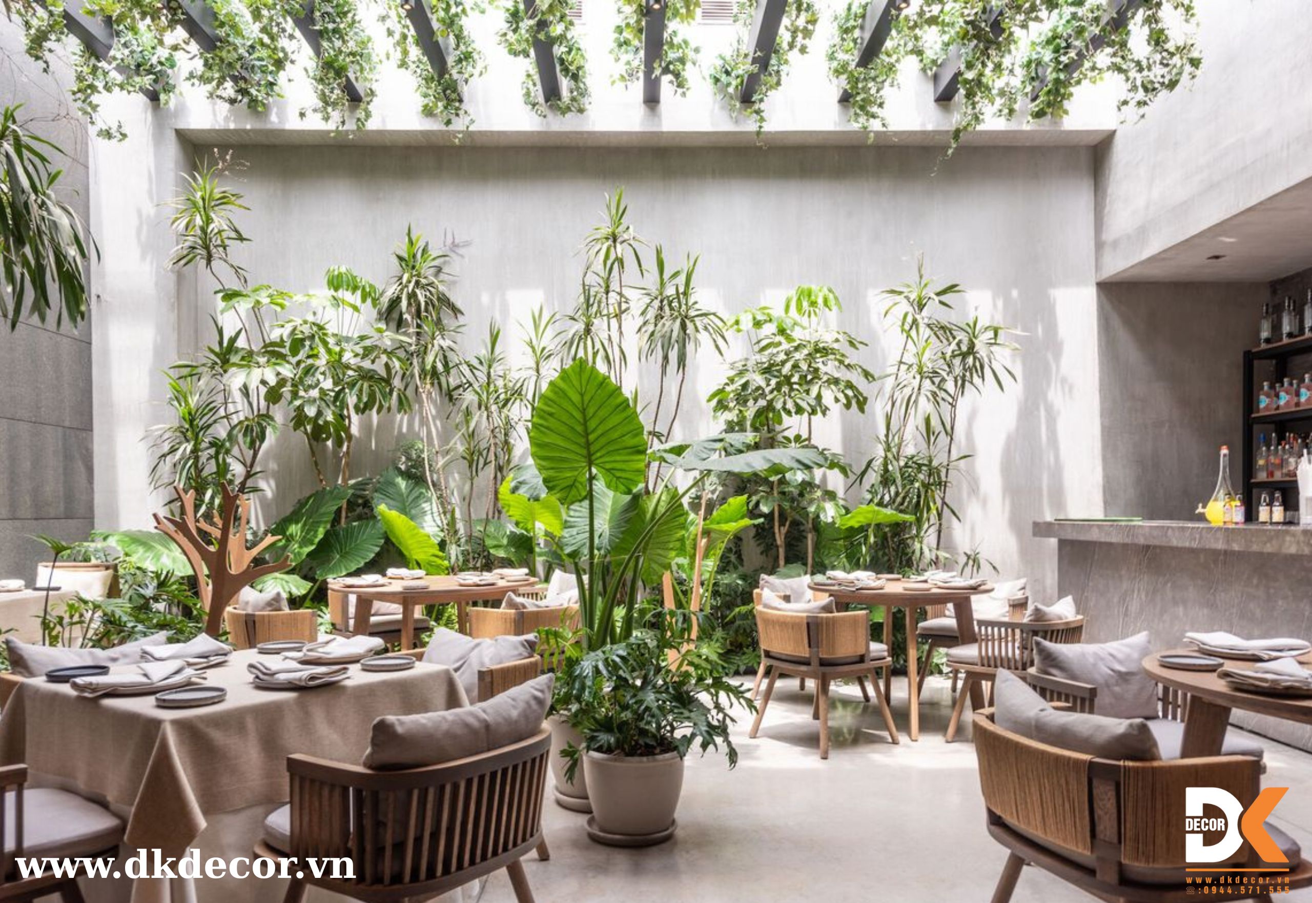 [Chi Phí] Thiết Kế Quán Cafe Sân Vườn Giá Rẻ 