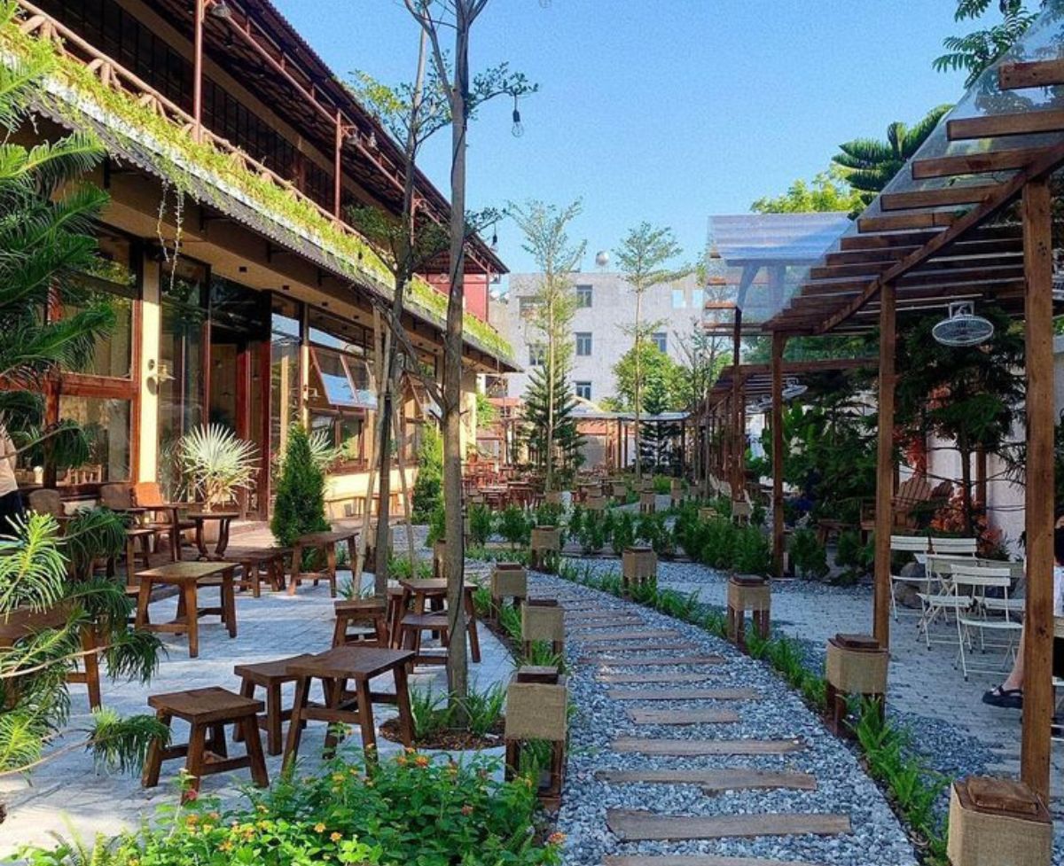 phong cách quán cafe modular