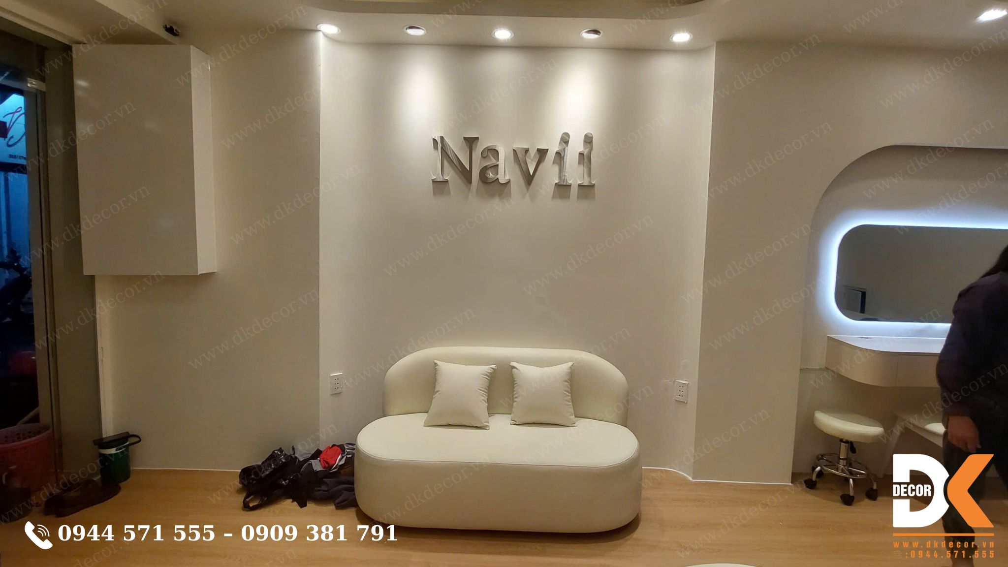 Thi Công Tiệm Nail Spa Navii Quận 3