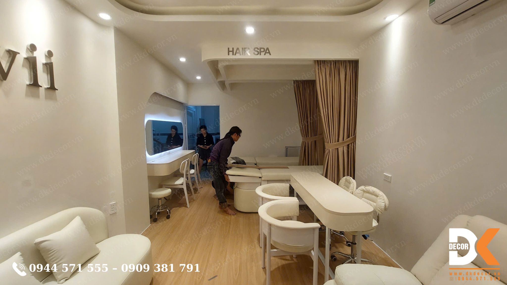 Thi Công Tiệm Nail Spa Navii 
