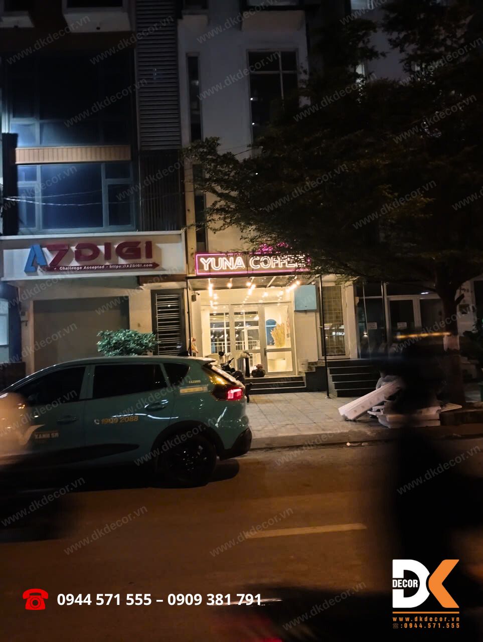 thi công quán coffee yuna