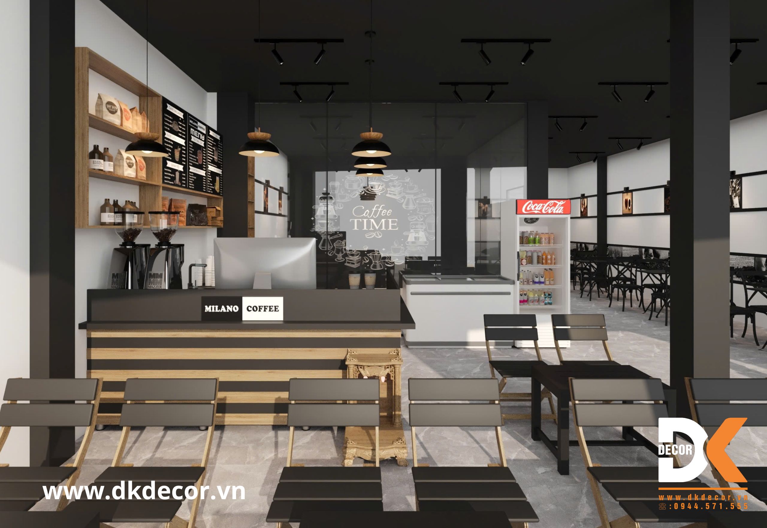 [Bình Tân] Thiết Kế Quán Cafe Milano 