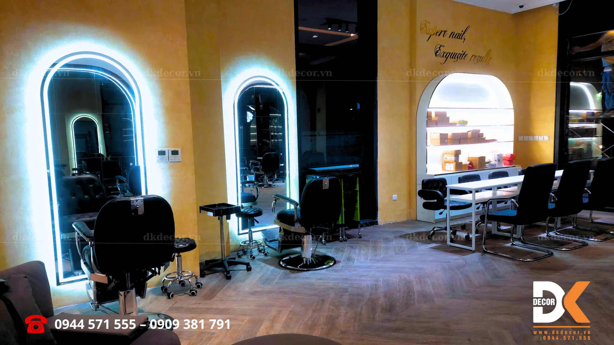 khu vực làm tóc amimi beauty