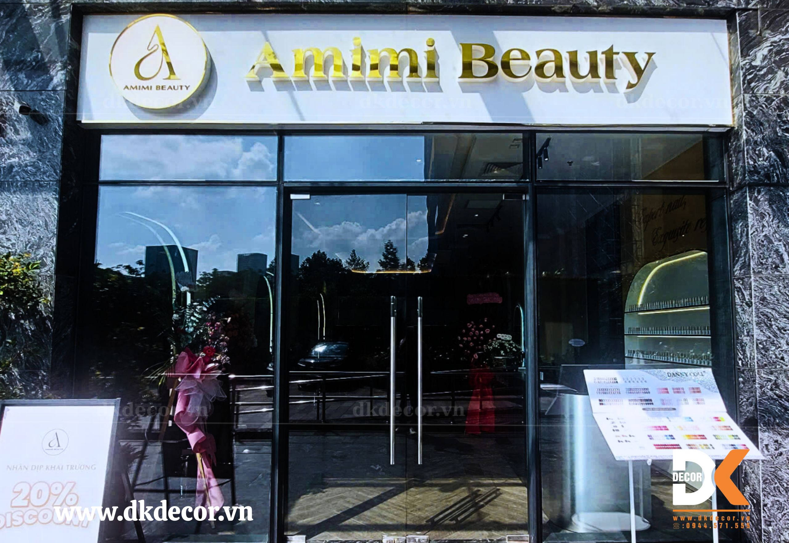 Thi Công Tiệm Salon Amimi Beauty #Quận 7 