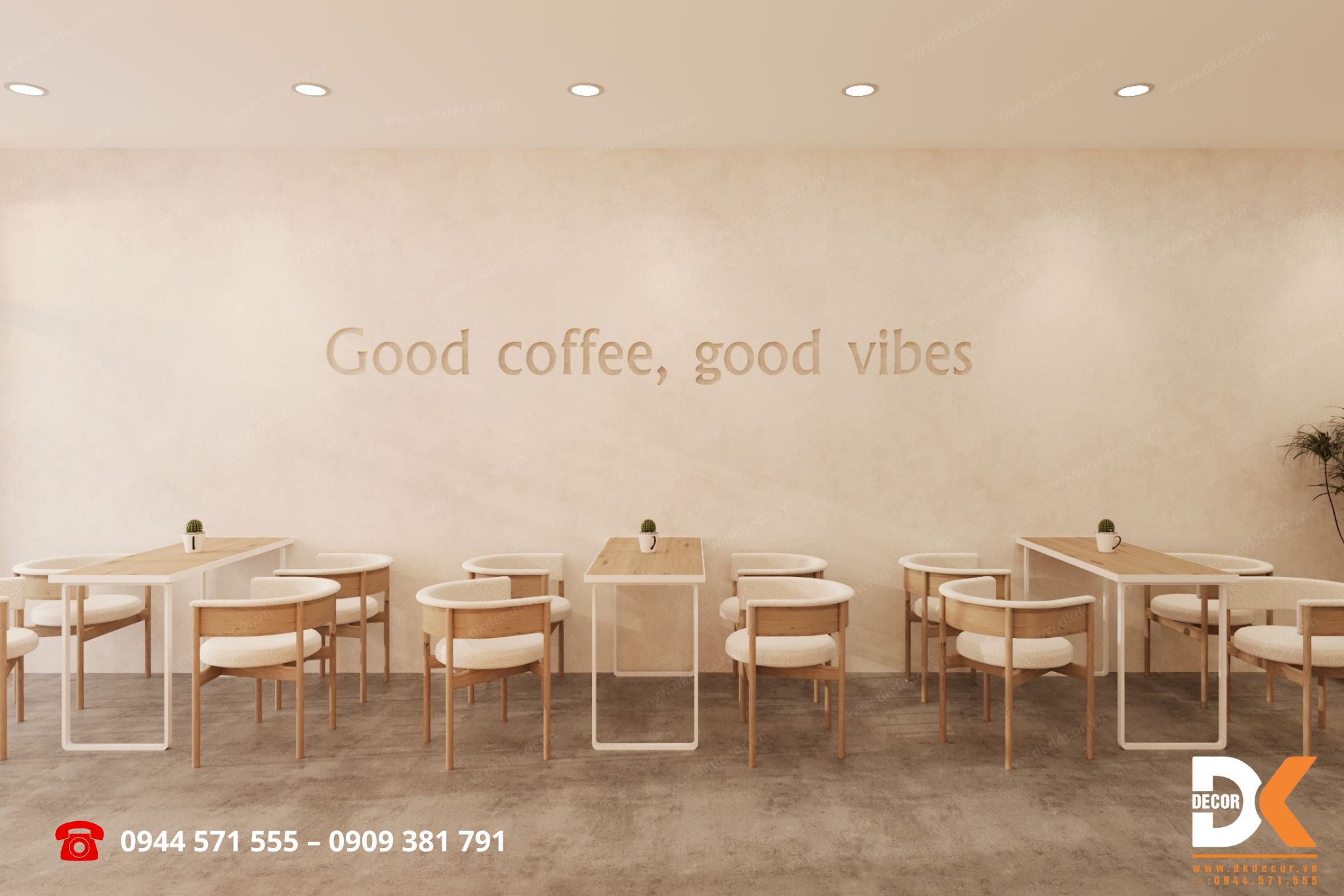 khu vực dành cho khách hàng tiệm yuna coffee