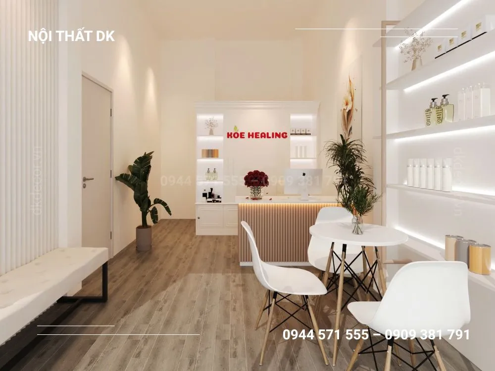 thiết kế nội thất spa koe healing - Bình Thạnh