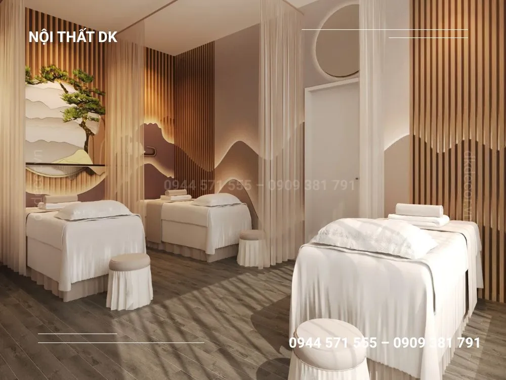 thiết kế nội thất spa koe healing bình thạnh nội thất dk 