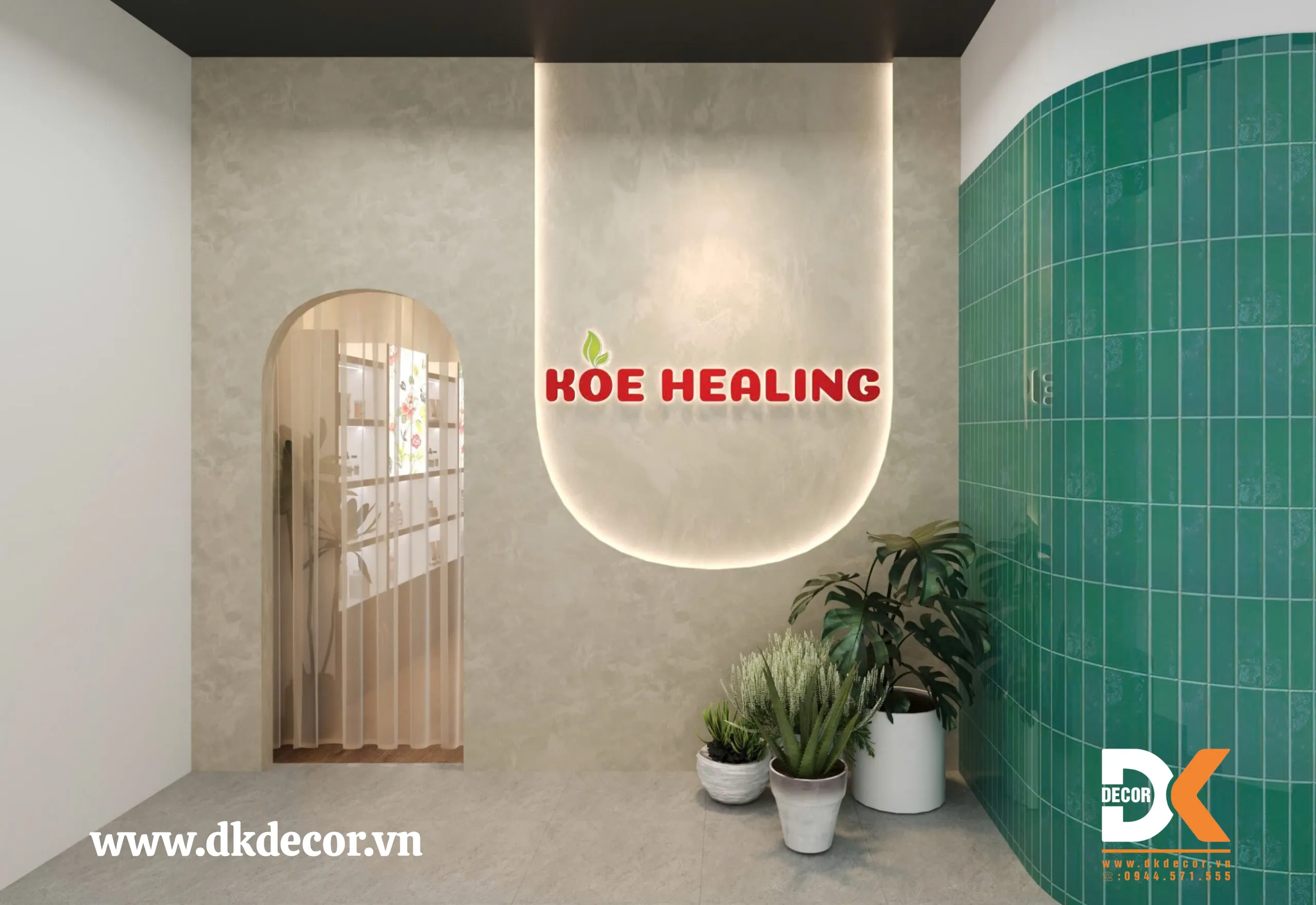 Thiết Kế Nội Thất Spa KOE Healing – Bình Thạnh 