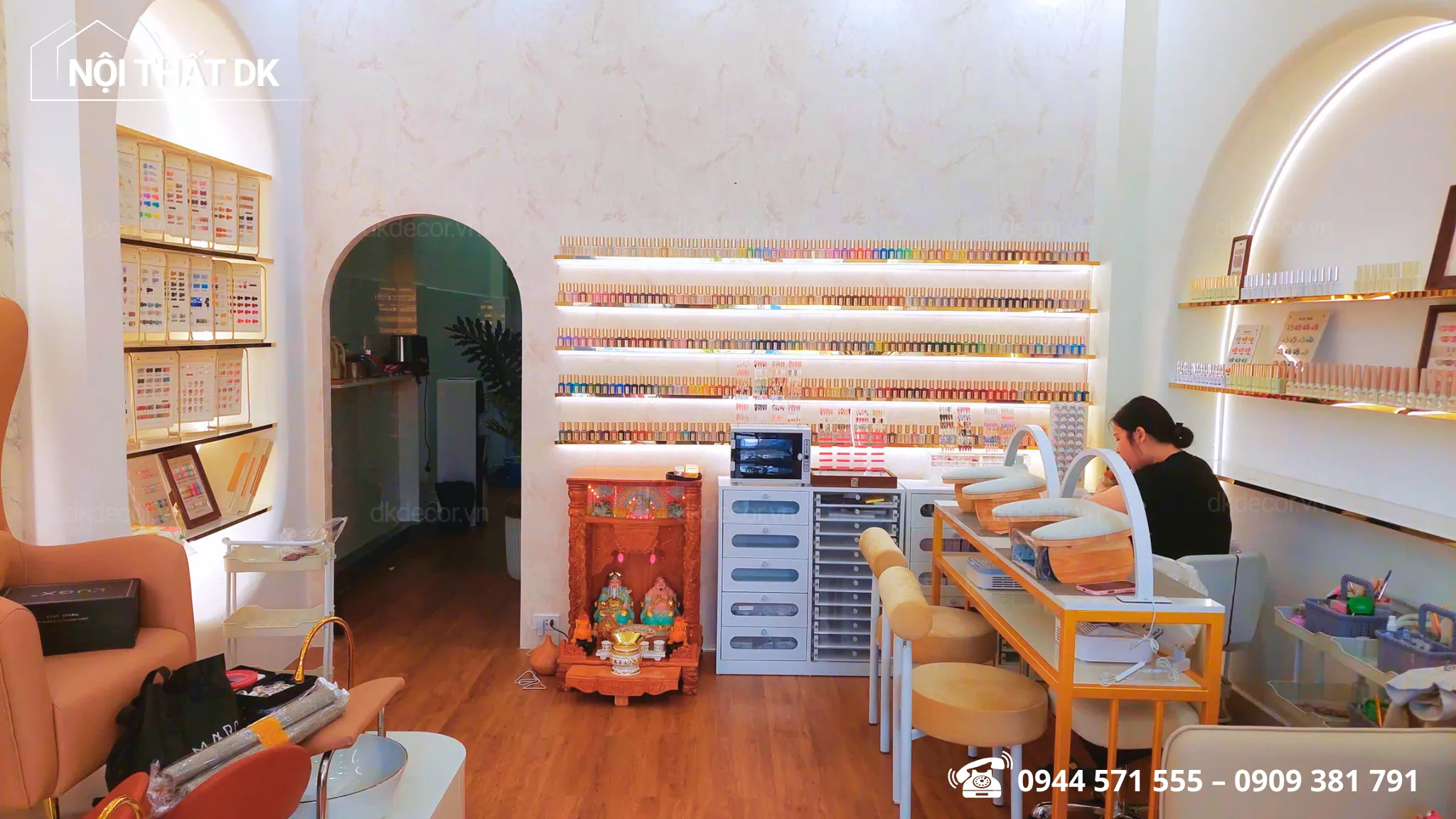 thi công tiệm spa thùy dương beauty