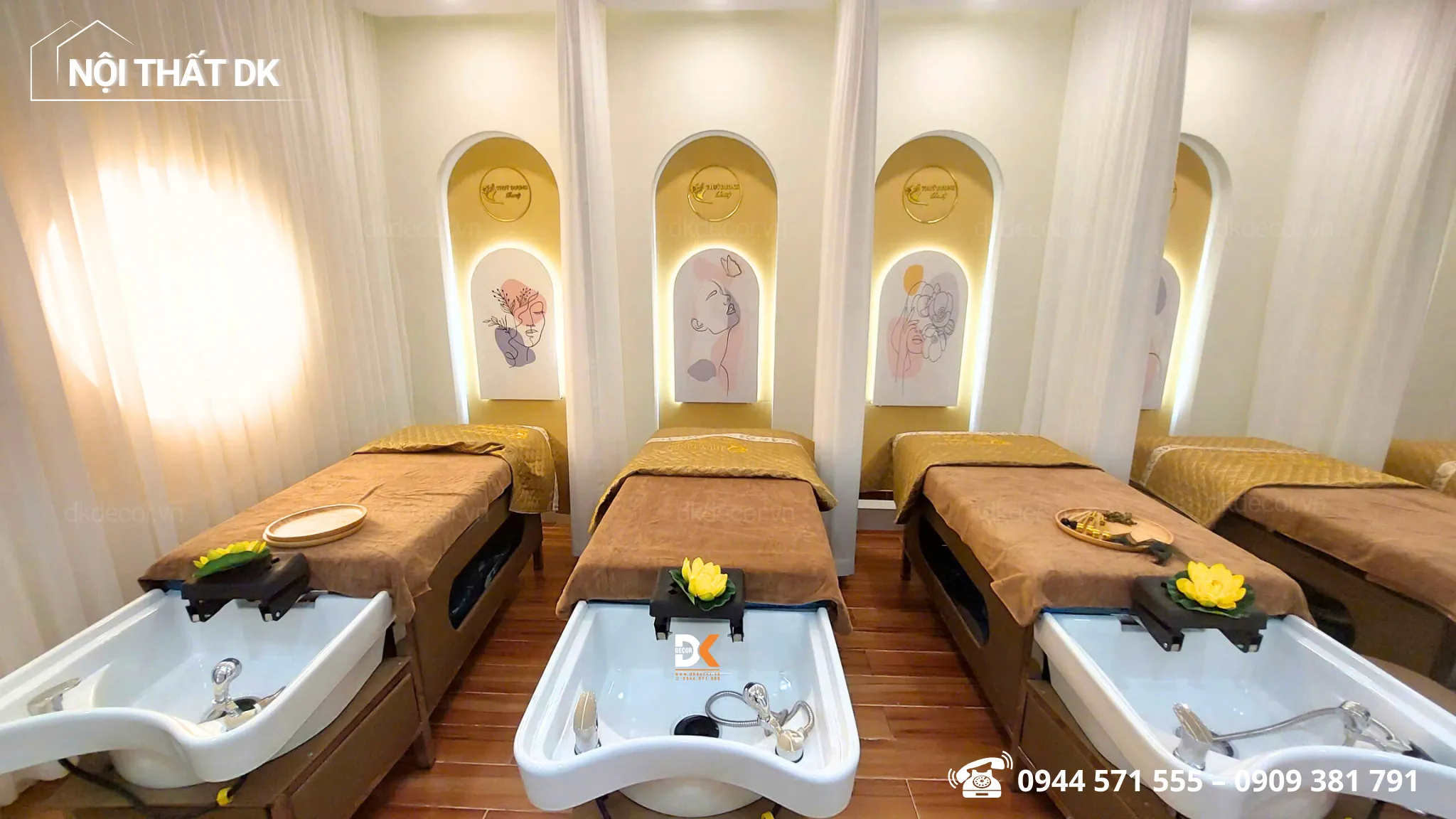 khu vực spa dưỡng sinh 