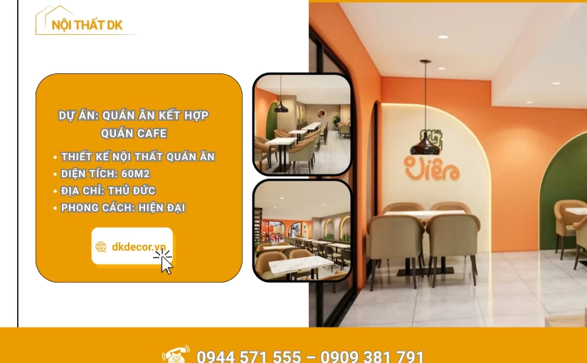 Thiết Kế Quán Ăn “Viên” – Quán Cafe Tại Thủ Đức