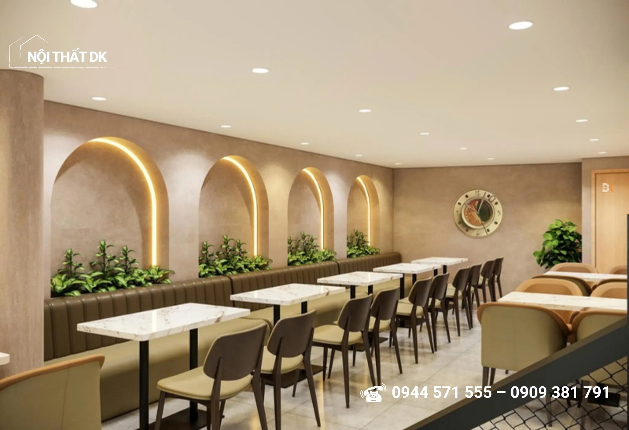 thiết kế quán ăn Viên - quán cafe tại Thủ Đức