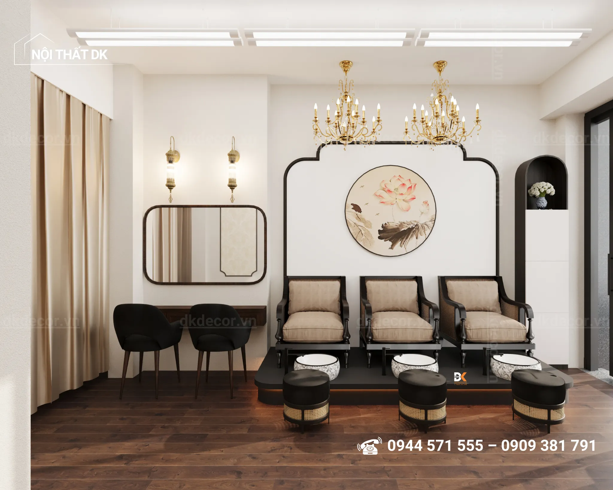 thiết kế tiệm nail navii 35m2 quận 1 thiết kế tiệm nail navii 35m2 quận 1