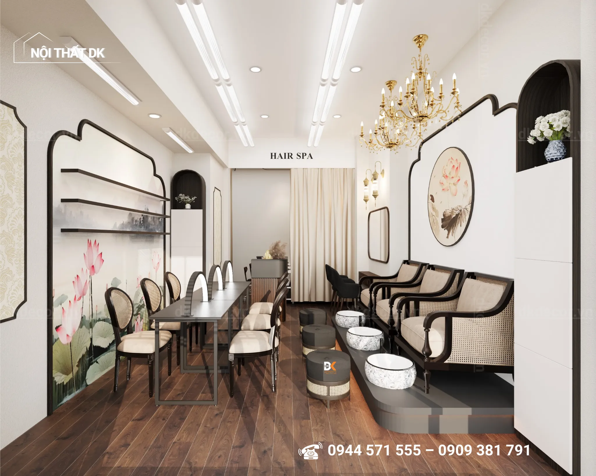 thiết kế tiệm nail navii 35m2 quận 1 thiết kế tiệm nail navii 35m2 quận 1