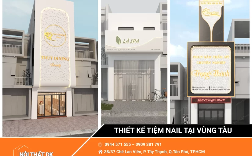 Thiết Kế Tiệm Nail Tại Vũng Tàu