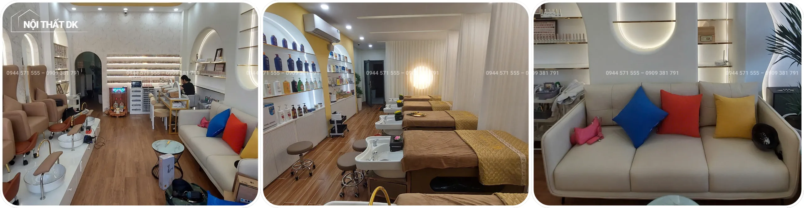 dự án dk thi công nội thất spa thùy dương 