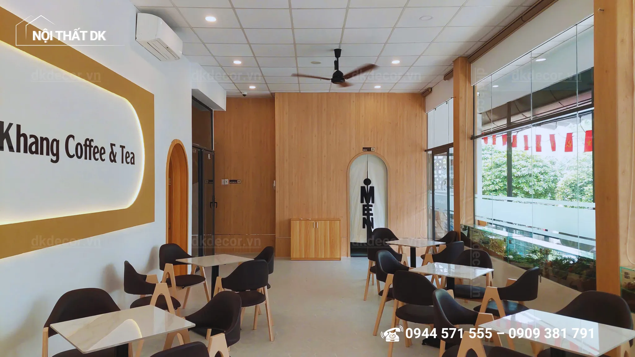 thi công quán coffee gia khang thủ đức 