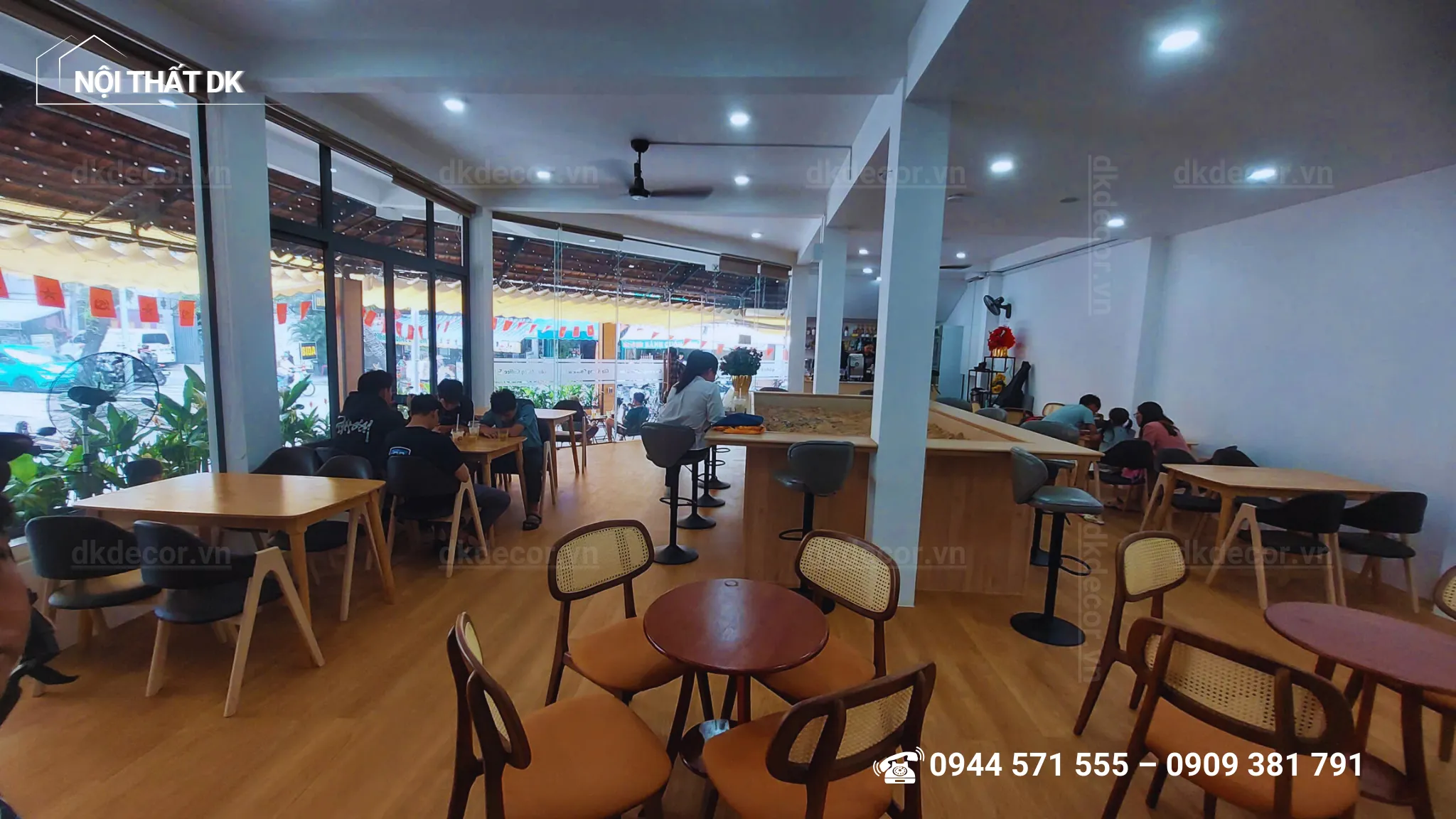 thi công quán coffee gia khang thủ đức 