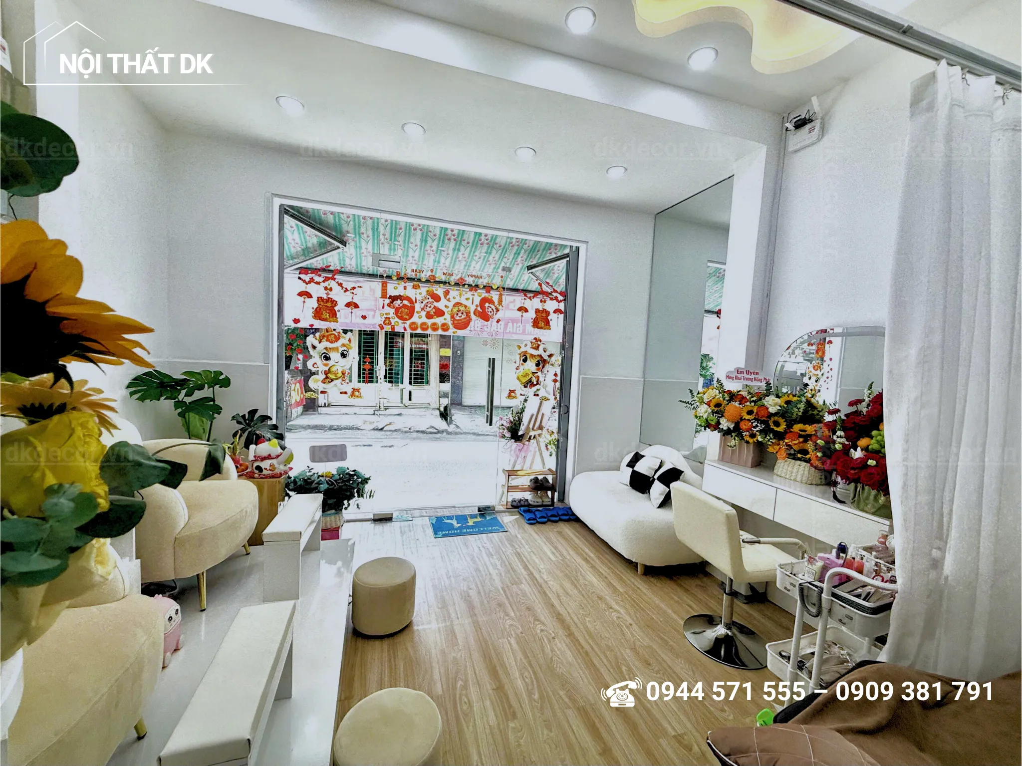 Thi Công Tiệm Nail J-Beauty Quận 4 thi công tiệm nail J-beauty quận 4