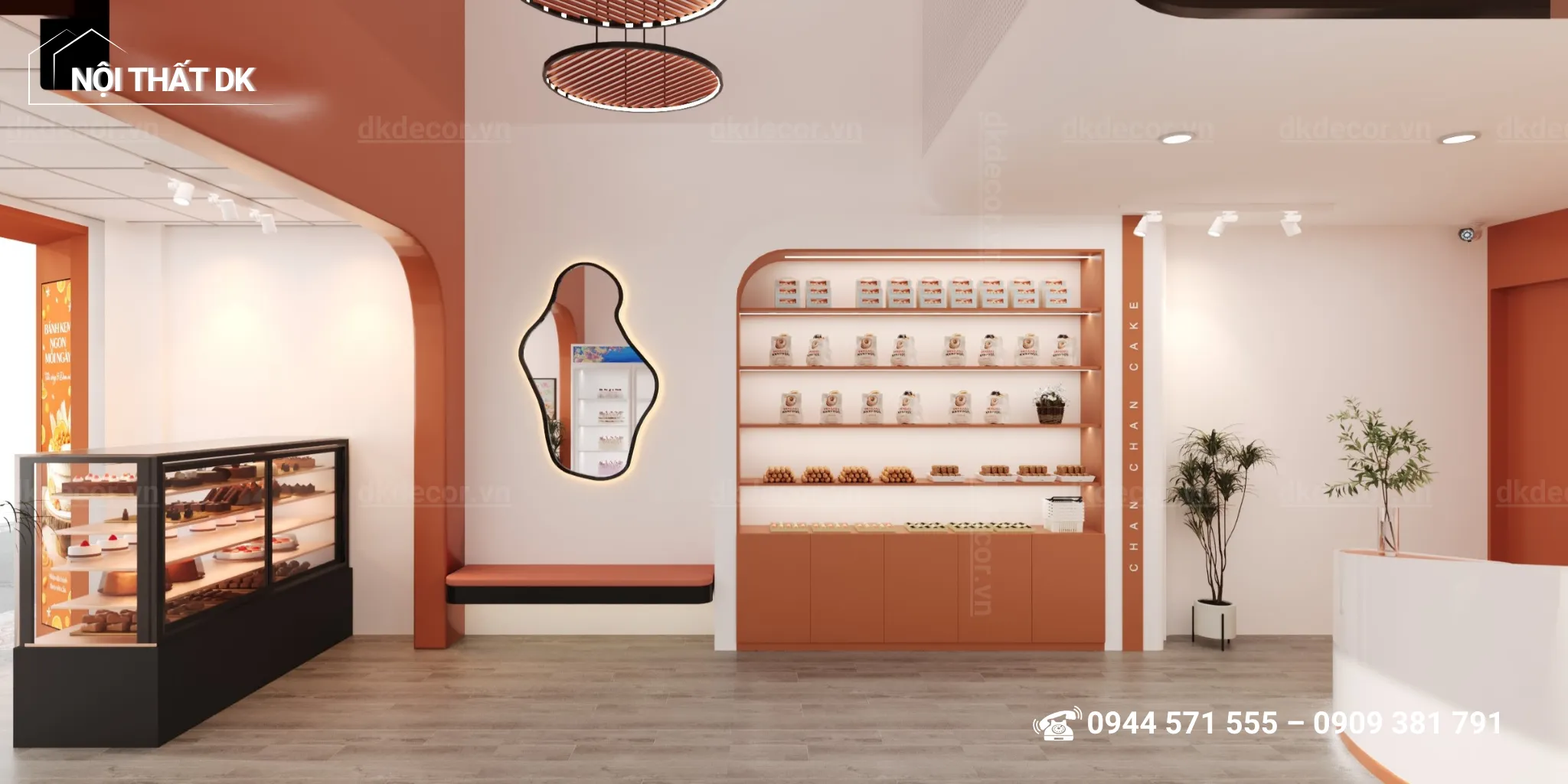 thiết kế tiệm bánh chanchan cake tây ninh