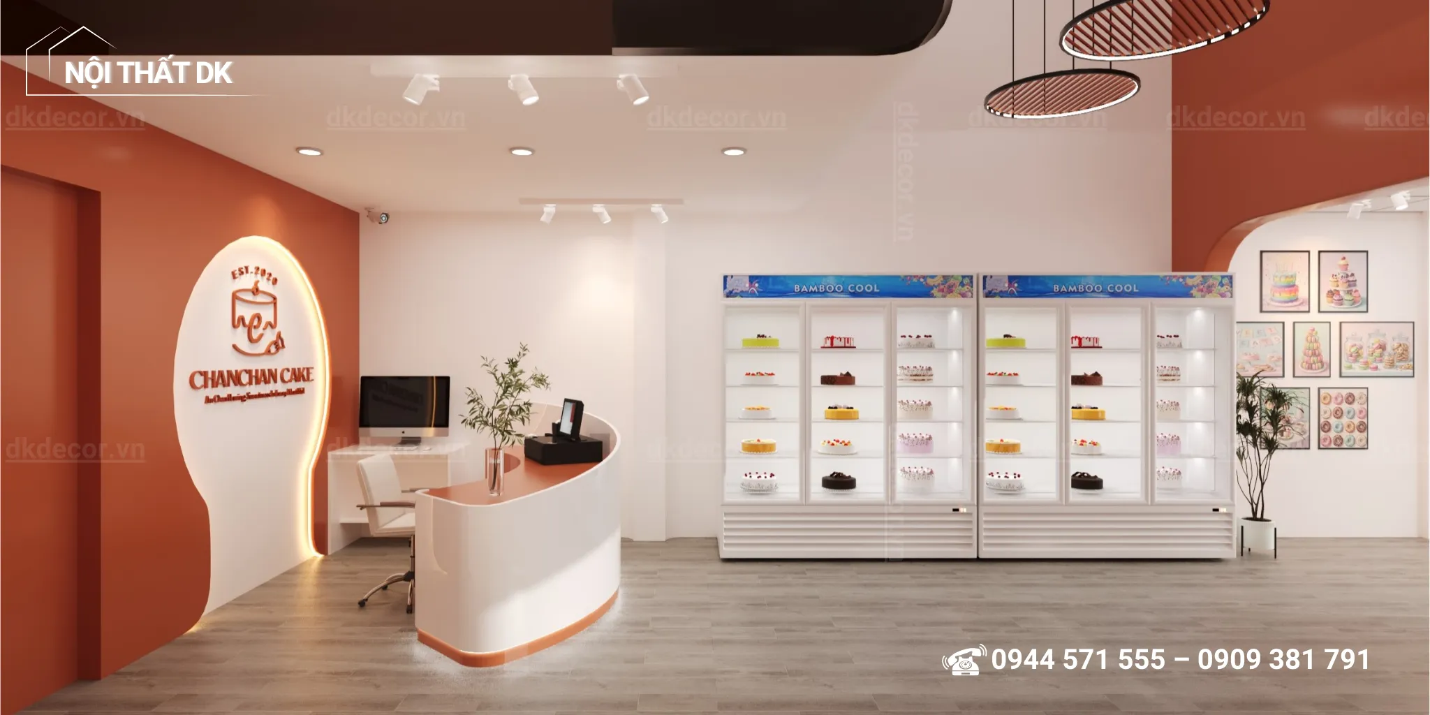 thiết kế tiệm bánh chanchan cake tây ninh