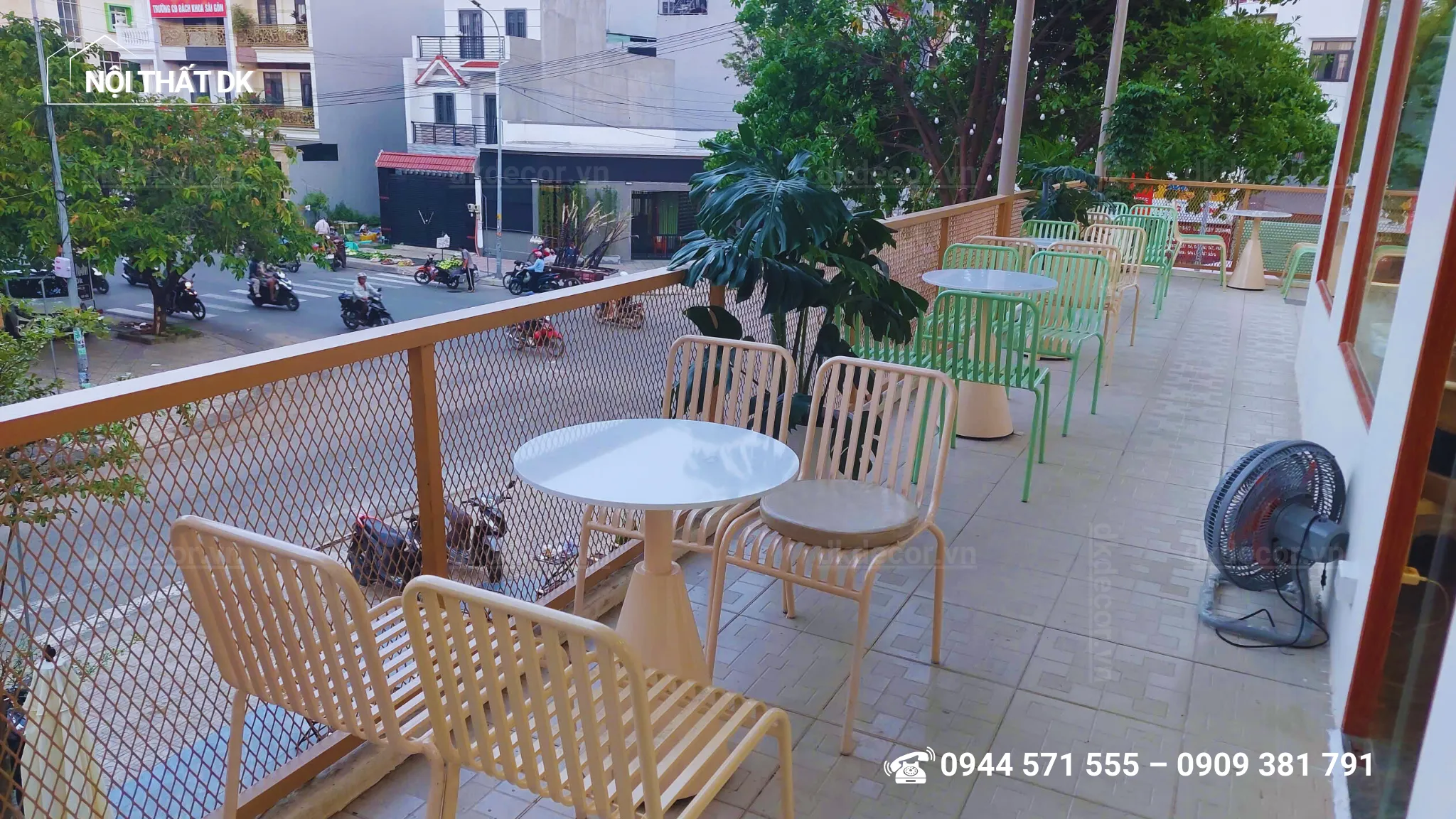 thi công quán cafe hichi kdc êm đềm, thủ đức - nội thất dk