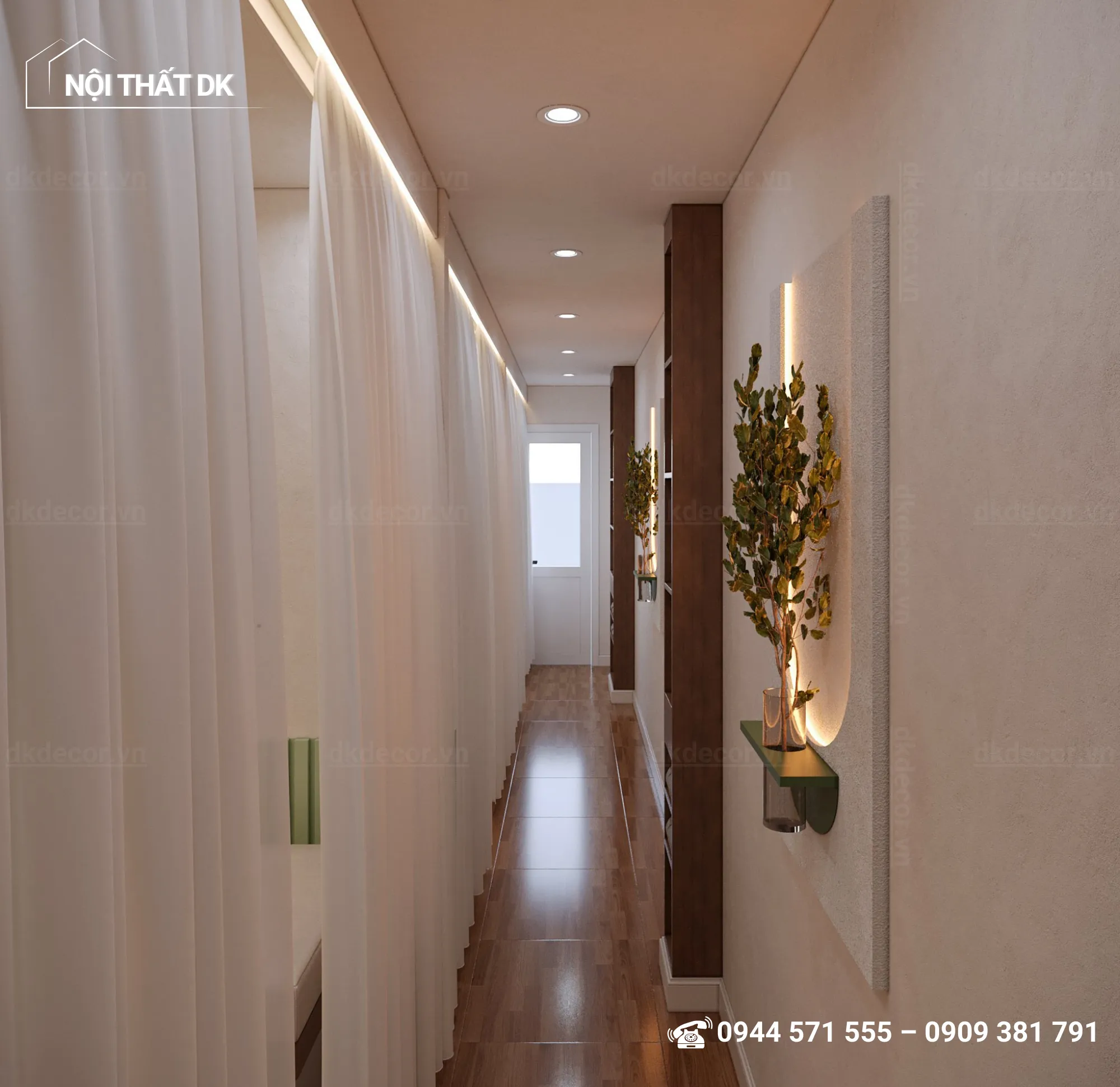 thiết kế spa khu gội đầu dưỡng sinh - 40m2 - quận 5