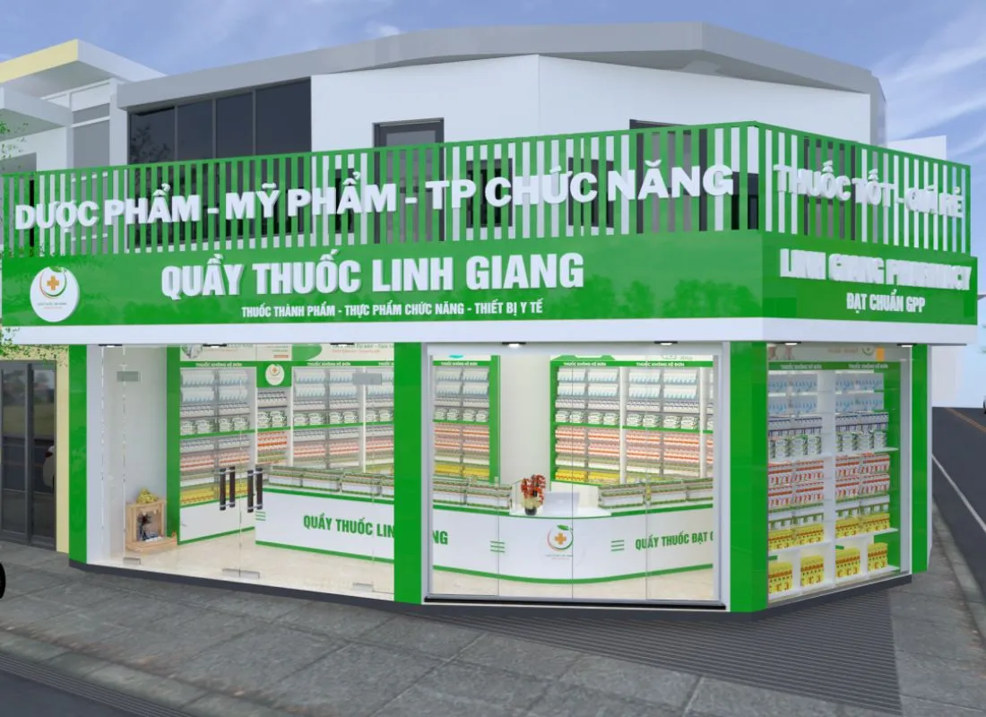 thiết kế nhà thuốc tây - Nội Thất DK